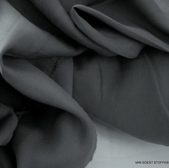 100% Tencel ™ fine twill in color dark grey | View: 100% Tencel ™ fine twill in color dark grey