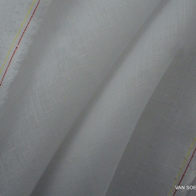 100% fine linen in white | View: 100% fine linen in white