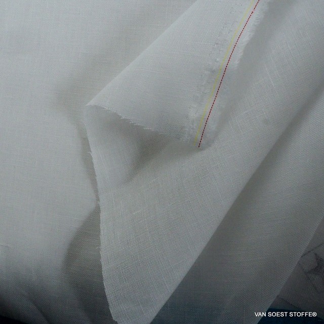 100% fine linen in white | View: 100% fine linen in white