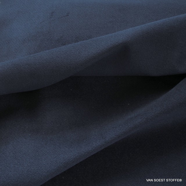 stretch dark blue cotton velvet | View: dark blue cotton velvet with stretch part