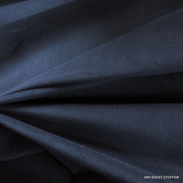 stretch dark blue cotton velvet | View: dark blue cotton velvet with stretch part