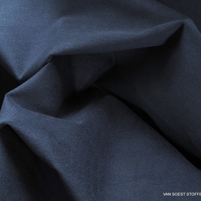 stretch dark blue cotton velvet | View: dark blue cotton velvet with stretch part