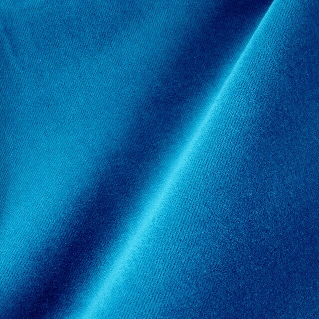 Vintage cotton velvet in sky blue | View: Vintage cotton velvet in sky blue