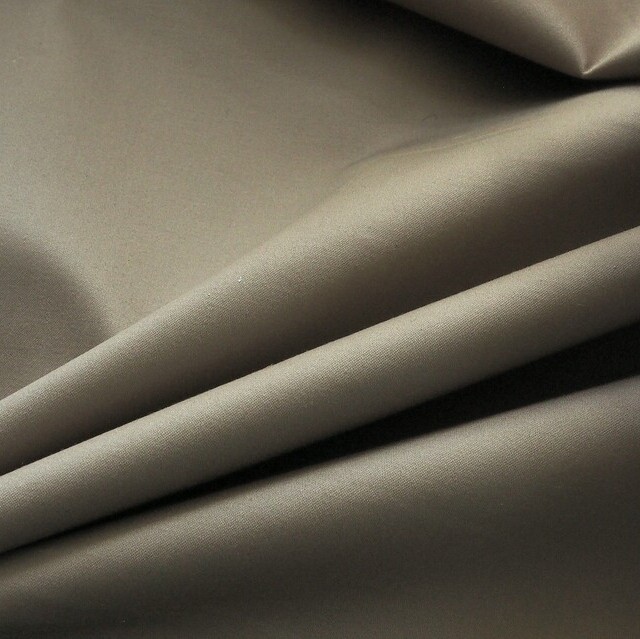 Super Cotton Stretch Satin in KHAKI | Ansicht: Super Cotton Stretch Satin in KHAKI