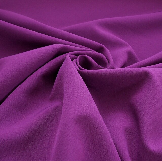 4-way stretch in very tightly woven magenta sham twill | View: 4-way stretch in very tightly woven magenta sham twill