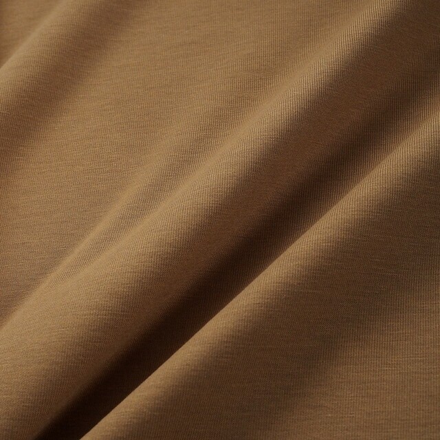 high-quality modal cotton lycra jersey in camel | View: high-quality modal cotton lycra jersey in camel